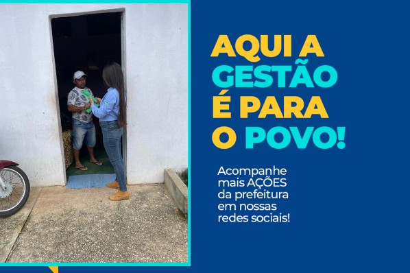 Secretaria de Meio Ambiente e Urbanismo, vem realizando a distribuição de panfletos educativos...